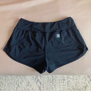 Jolyn Poppy Running Shorts - Black